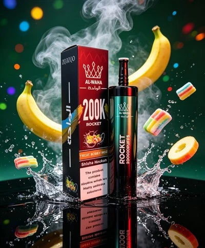 Vape za enkratno uporabo Alwaha Rocket 200k